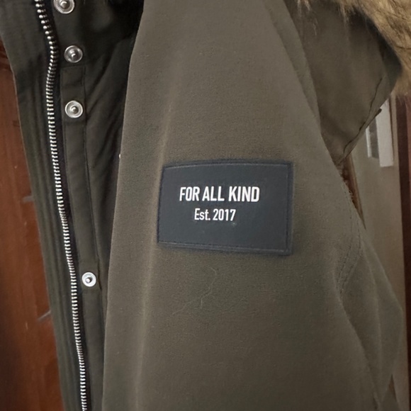 For All Kind Moss Parka V2 Green - size Small - Picture 6 of 6